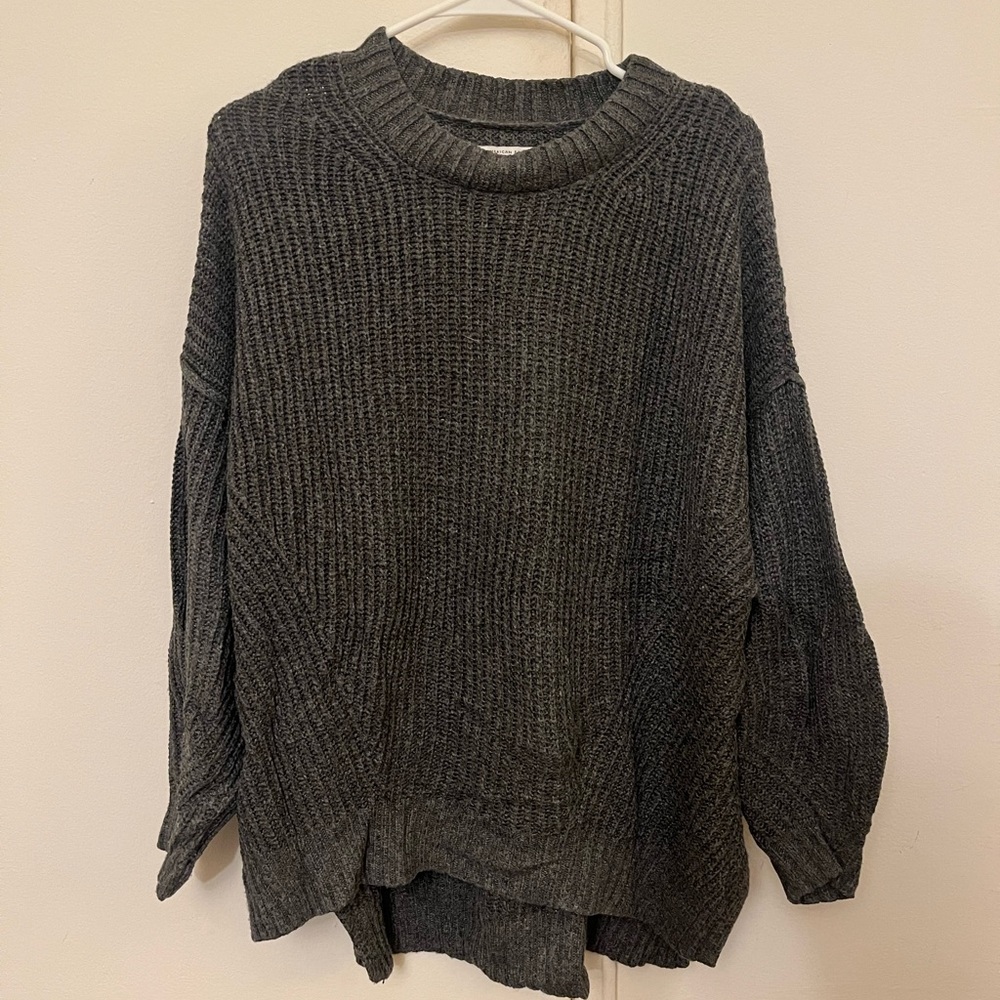 American Eagle Outfitters Dark Gray Sweater